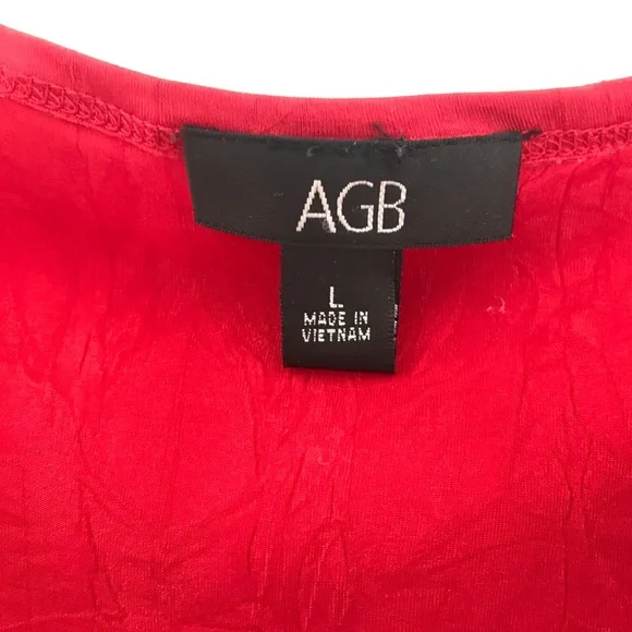 AGB Women’s Red Shirt - Picture 2 of 3